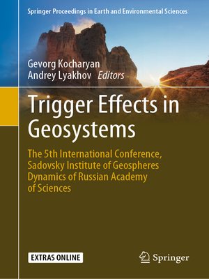 cover image of Trigger Effects in Geosystems